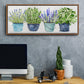 Fresh Herb Collection - Floater Framed Canvas Print