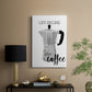 Begins After Coffee - Canvas Art Print