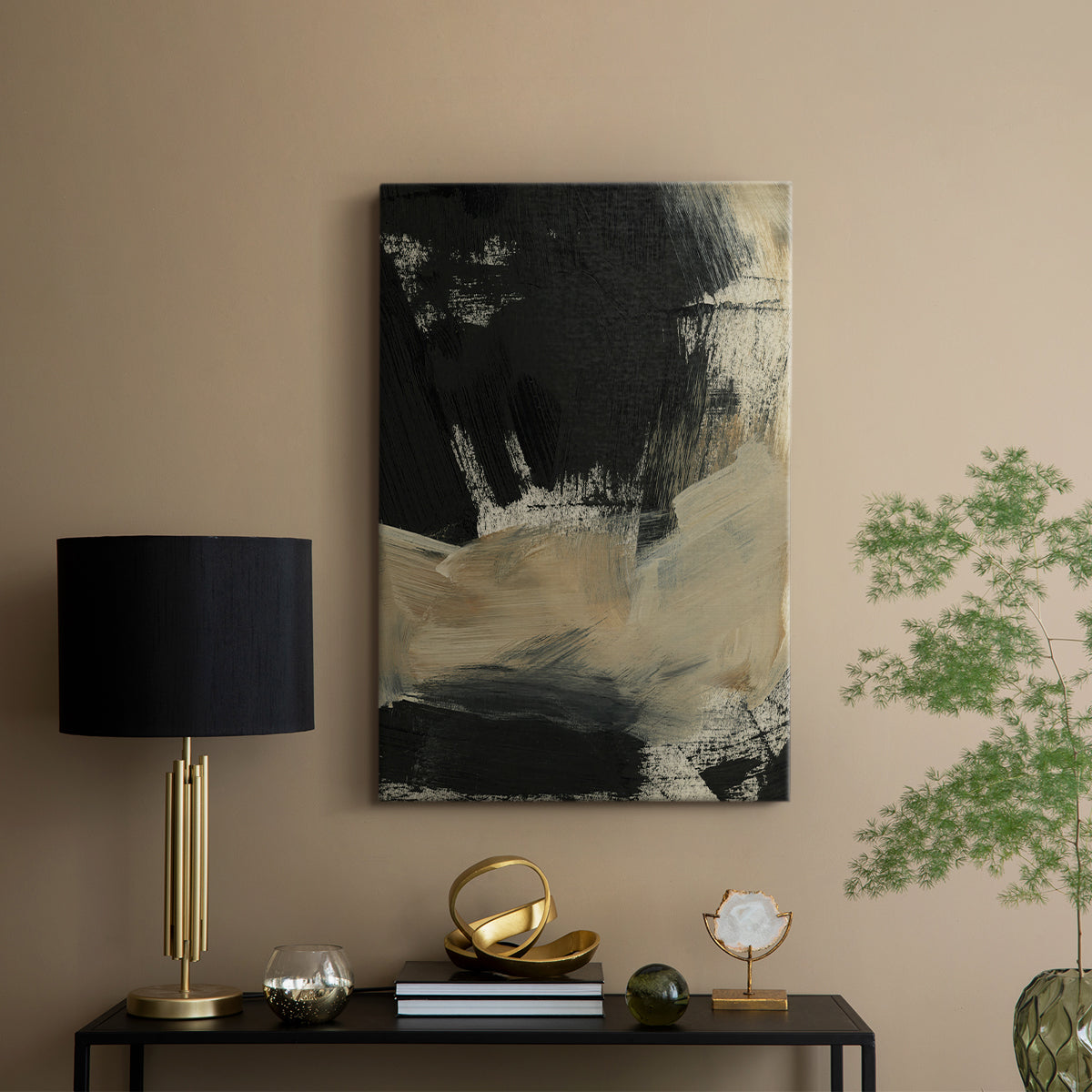 Baked Paintstrokes VI - Canvas Art Print
