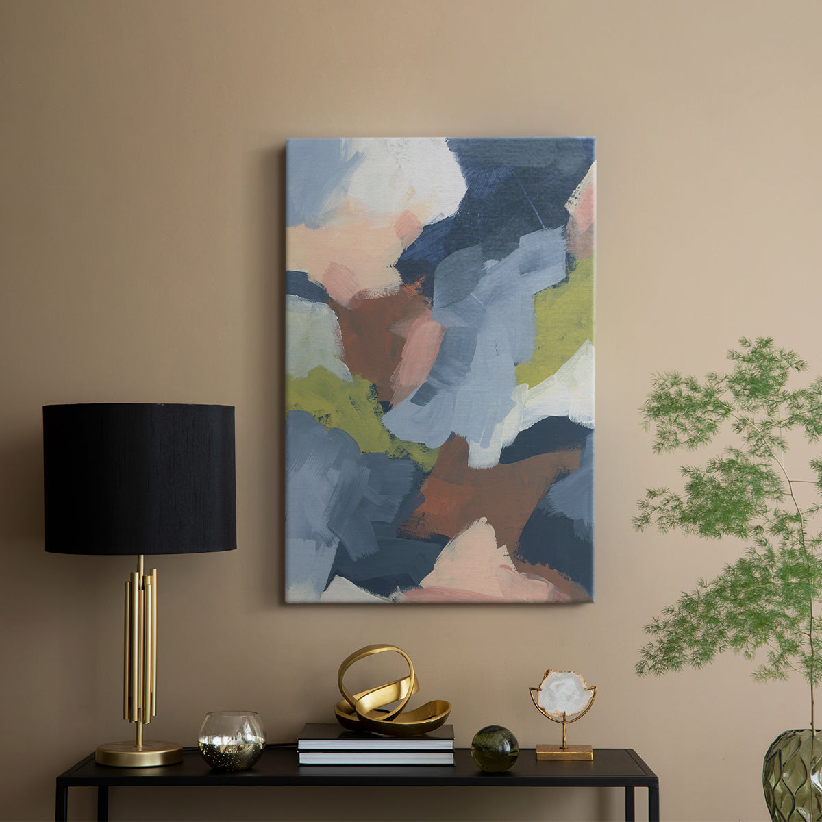 Soft Indigo Atmosphere II - Canvas Art Print