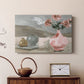 Vase of Pink Flowers VI - Canvas Art Print