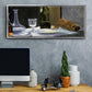 Still Life with Bottles, 1862 - Floater Framed Canvas Print