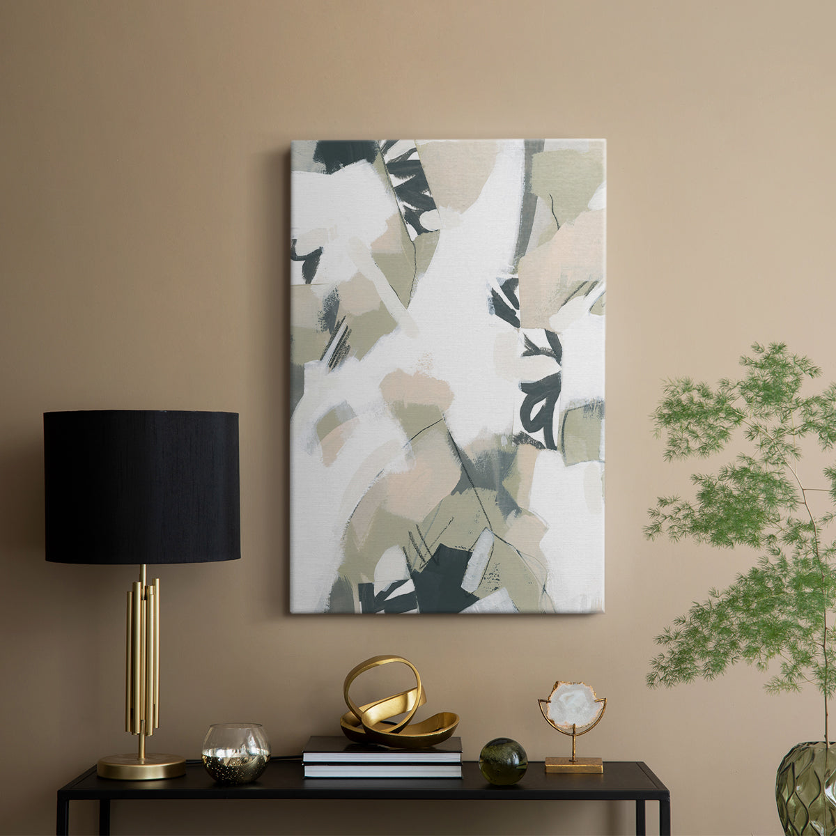 Sumi Storm II - Canvas Art Print