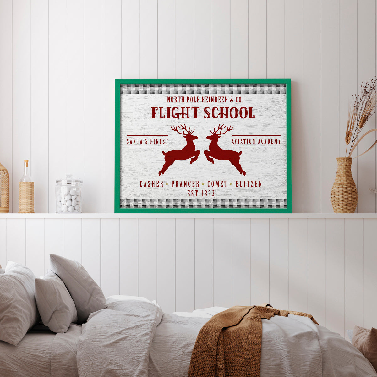 45162,north pole,reindeer,flight school,santa,aviation,academy,christmas,holiday,decor,sign,festive,winter,animals,training,elves,charming,playful,red,white,established,education,seasonal,holiday cheer,children,magic,snow,whimsical,creativity,tradition,art,celebrations,joy,spirit,unique,design,fun,imaginative,graphic,attraction,entertainment,character,Re-stickable,Landscape & Nature