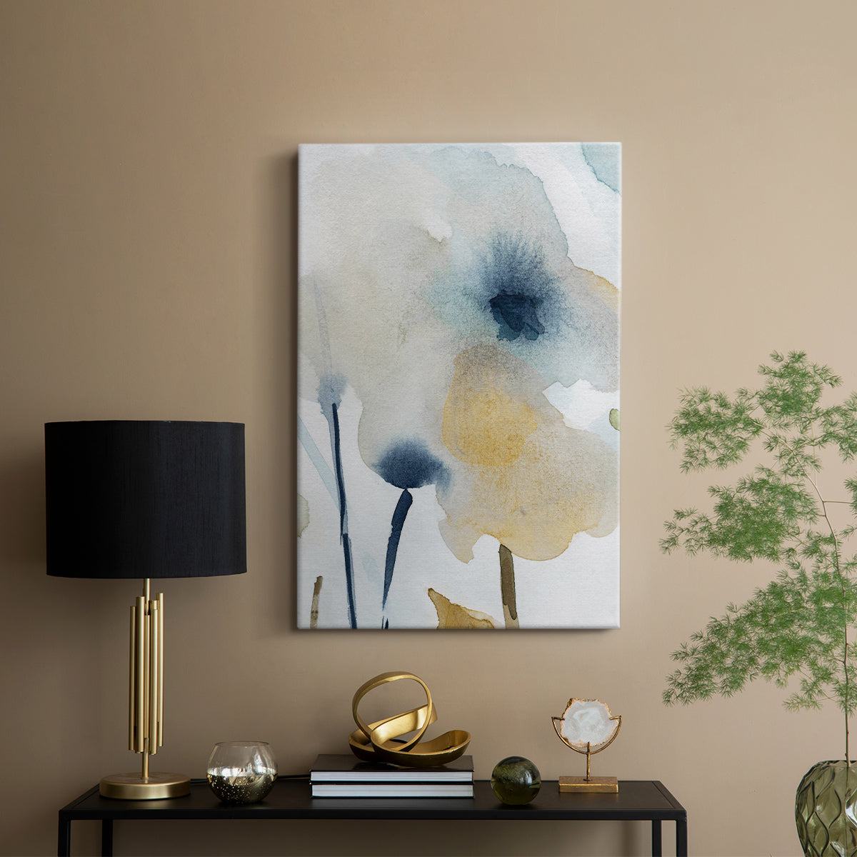Blooming Wash I - Canvas Art Print