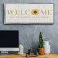 Welcome Happily Ever After - Floater Framed Canvas Print