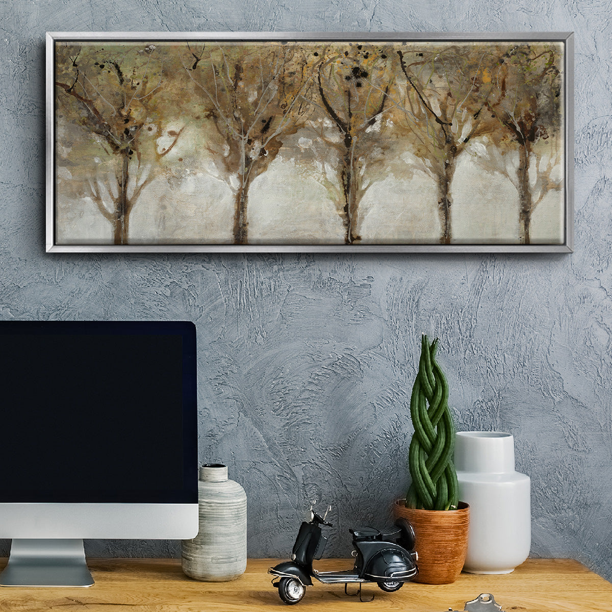 Seeing the Light - Floater Framed Canvas Print