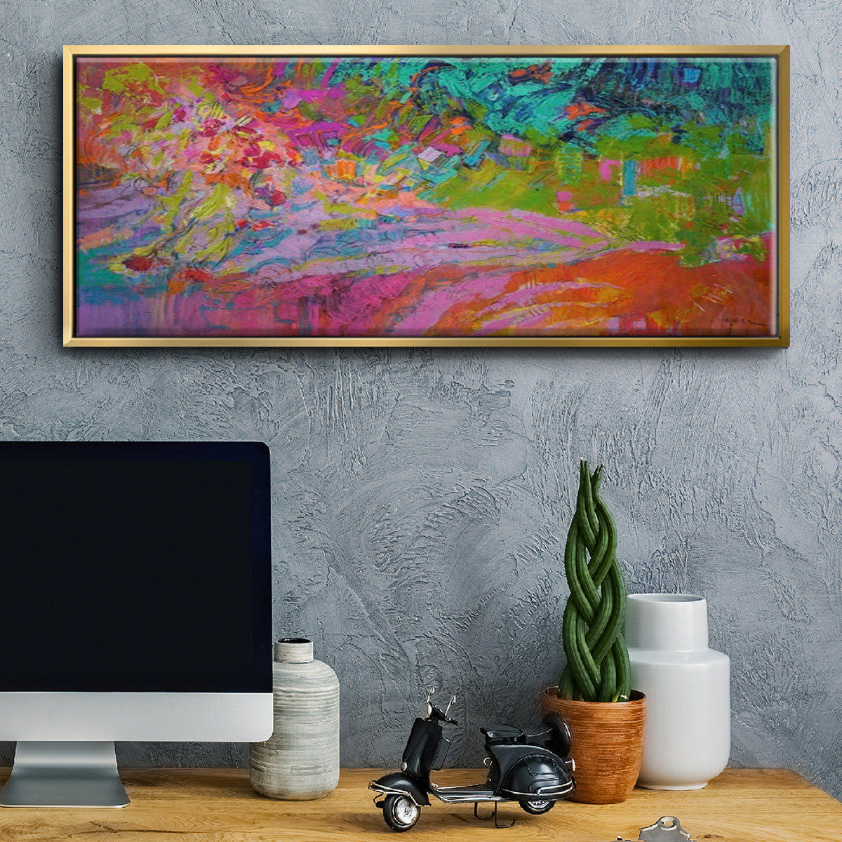 Passion Diva - Floater Framed Canvas Print