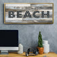 Better at the Beach - Floater Framed Canvas Print