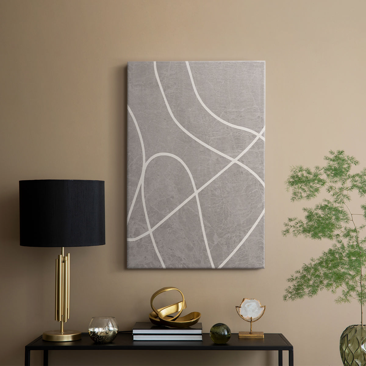 Fissures I - Canvas Art Print
