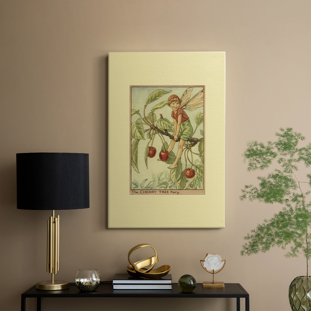 The Cherry Tree Fairy - Canvas Art Print