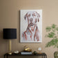 Sitting Dog I - Canvas Art Print