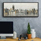 Bright City Lights - Floater Framed Canvas Print