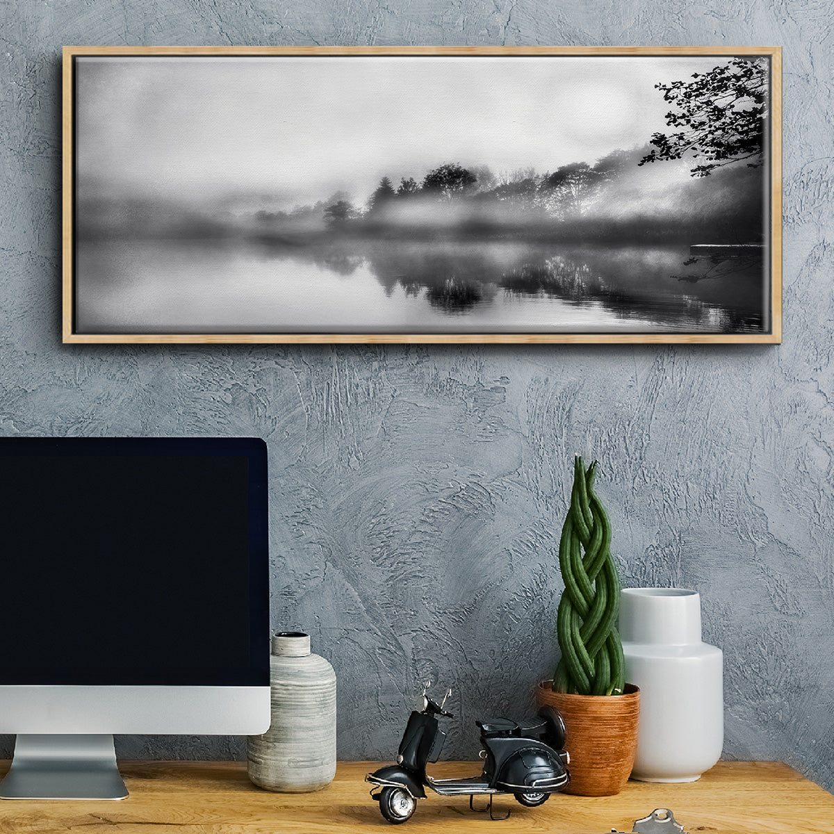 Soft Wonders - Floater Framed Canvas Print