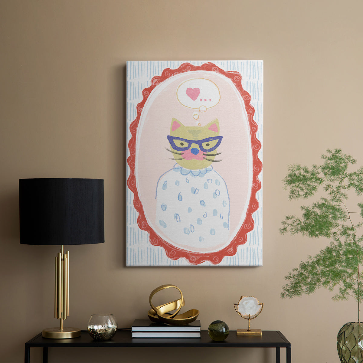 Cameo Characters Collection B - Canvas Art Print