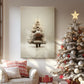 Midnight of Tinsel-Gold Bells - Canvas Art Print