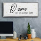 O Come - Floater Framed Canvas Print