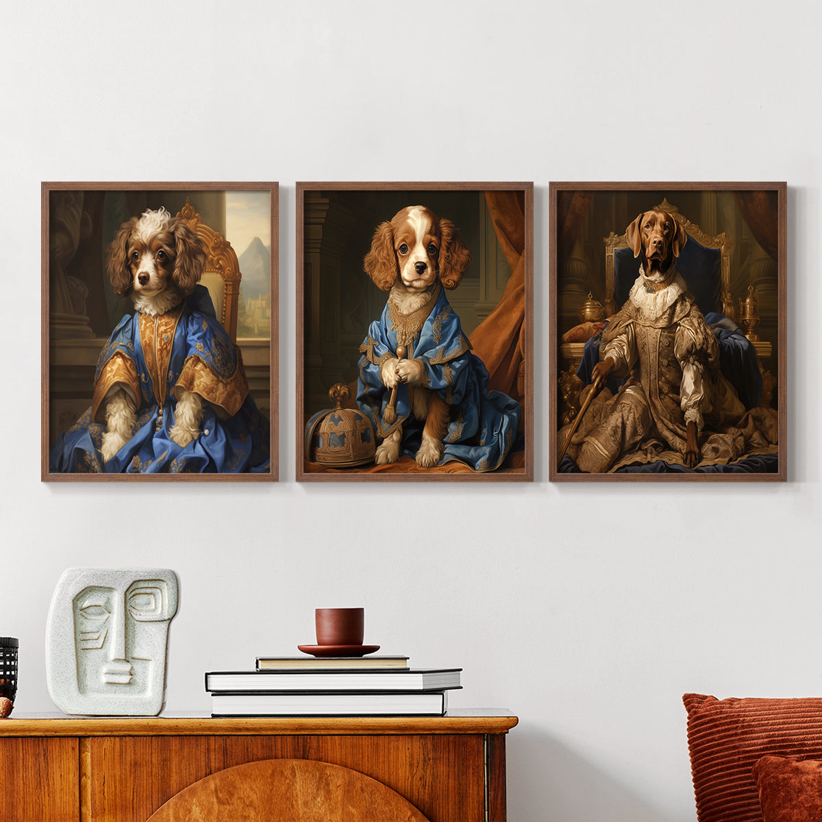 Royal Animals Series LIX - Restickable Framed Art Set