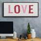 Patterned Love - Floater Framed Canvas Print