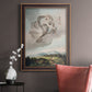 Classical allegorical depiction of the goddess Flora by Robert John Thornton in an ornate bronzed mahogany wood frame displayed in a neutral interior setting.