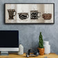 Coffee Skins II - Floater Framed Canvas Print