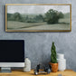 Soft Green Landscape II - Floater Framed Canvas Print