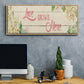 Love Grows Here - Floater Framed Canvas Print