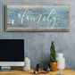 Family First - Floater Framed Canvas Print