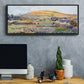The Mount Riboudet in Rouen at Spring, 1872 - Floater Framed Canvas Print
