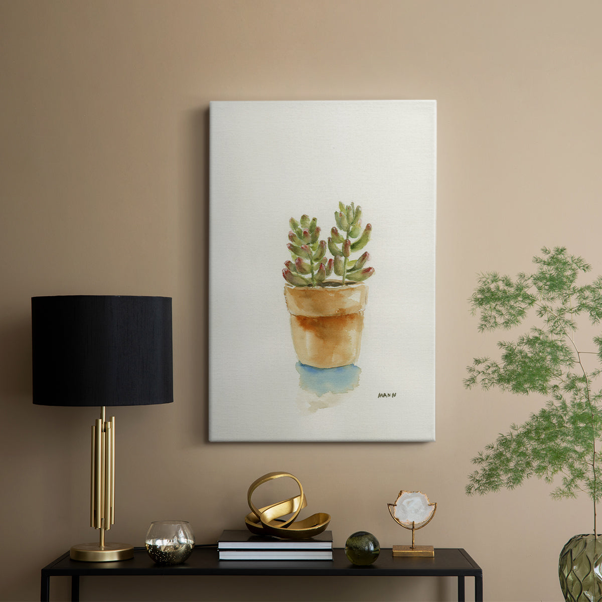 Succulent III - Canvas Art Print