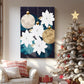 Pale Winter Blessing of Candle - Canvas Art Print