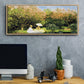 The Garden, 1872 - Floater Framed Canvas Print