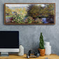 The Corner of the Garden at Montgeron, 1876 - Floater Framed Canvas Print