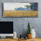 Oat and Poppy Field, 1890 - Floater Framed Canvas Print