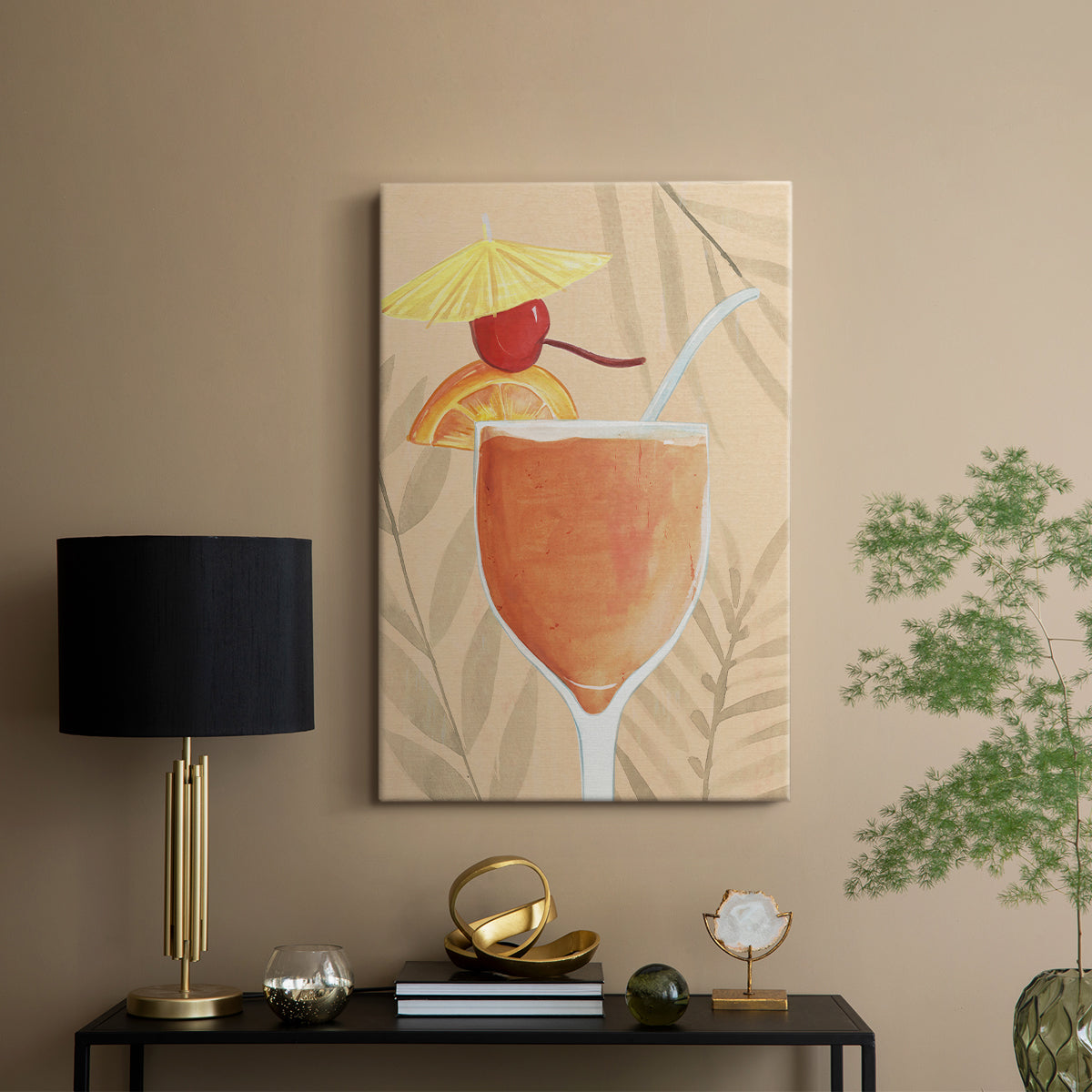 Tropical Cocktail I - Canvas Art Print