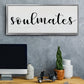 Soulmates - Floater Framed Canvas Print