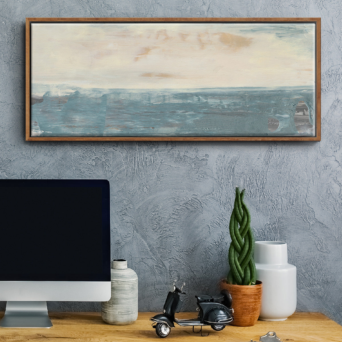 Peace and Calm III - Floater Framed Canvas Print