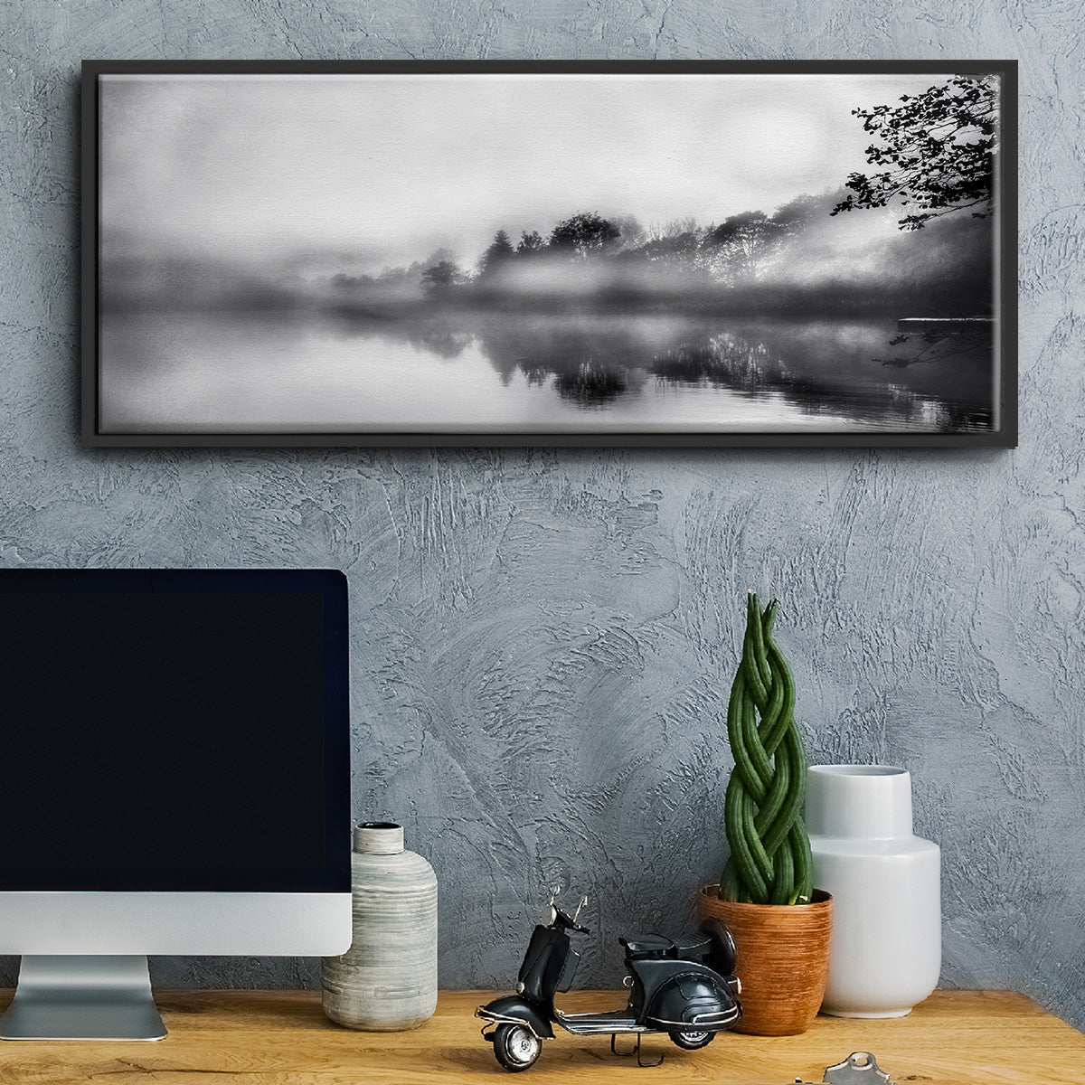 Soft Wonders - Floater Framed Canvas Print