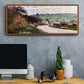 The Road at Vétheuil, 1878 - Floater Framed Canvas Print