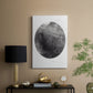 Graphite Moon I - Canvas Art Print