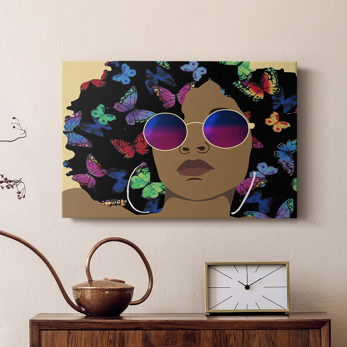 Butterfly Diva I - Canvas Art Print