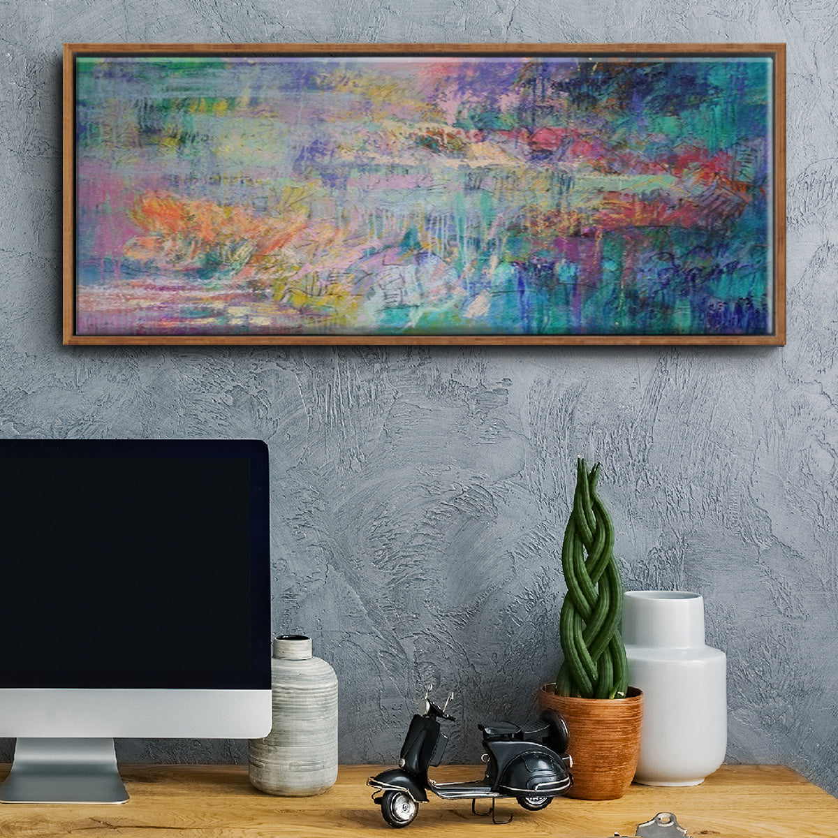 Vespers - Floater Framed Canvas Print
