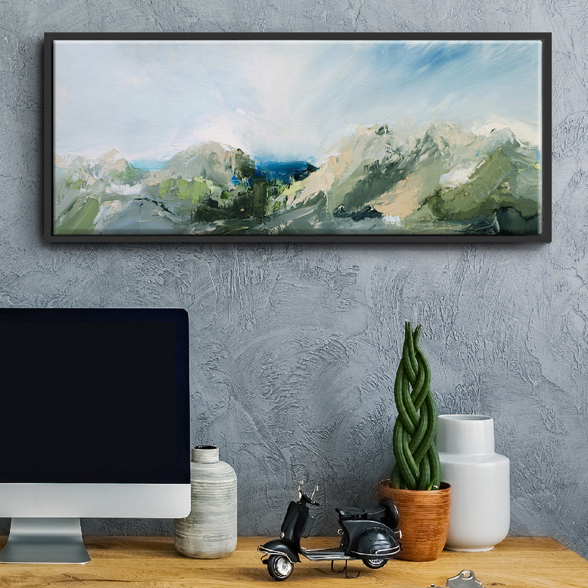 Nature's Peace II - Floater Framed Canvas Print