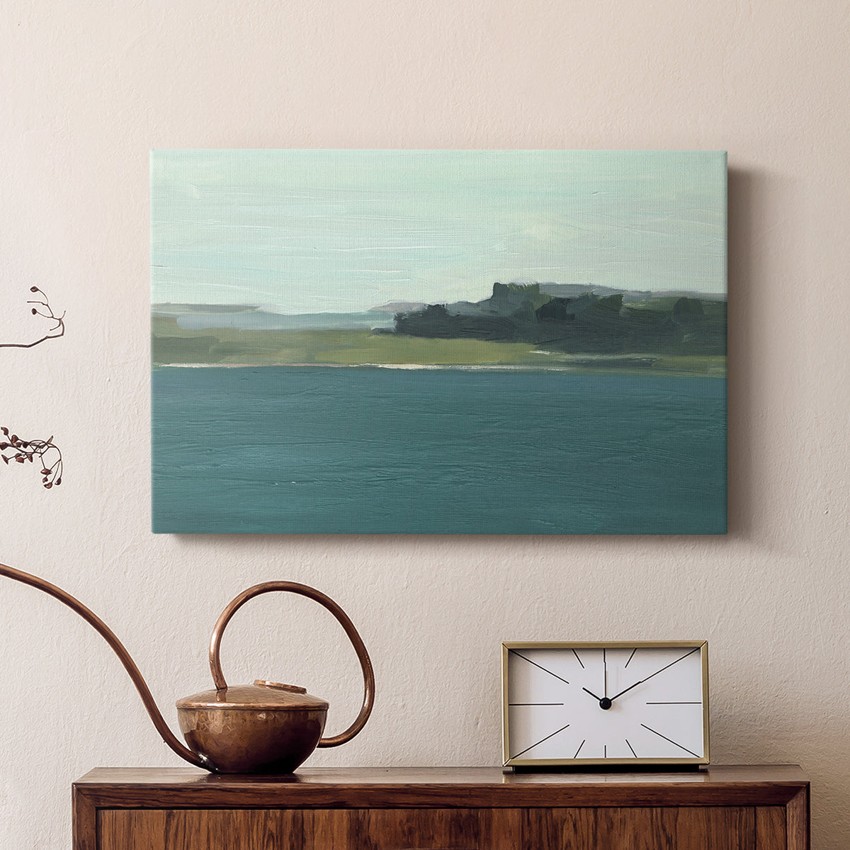 Calming Lake View II - Canvas Art Print