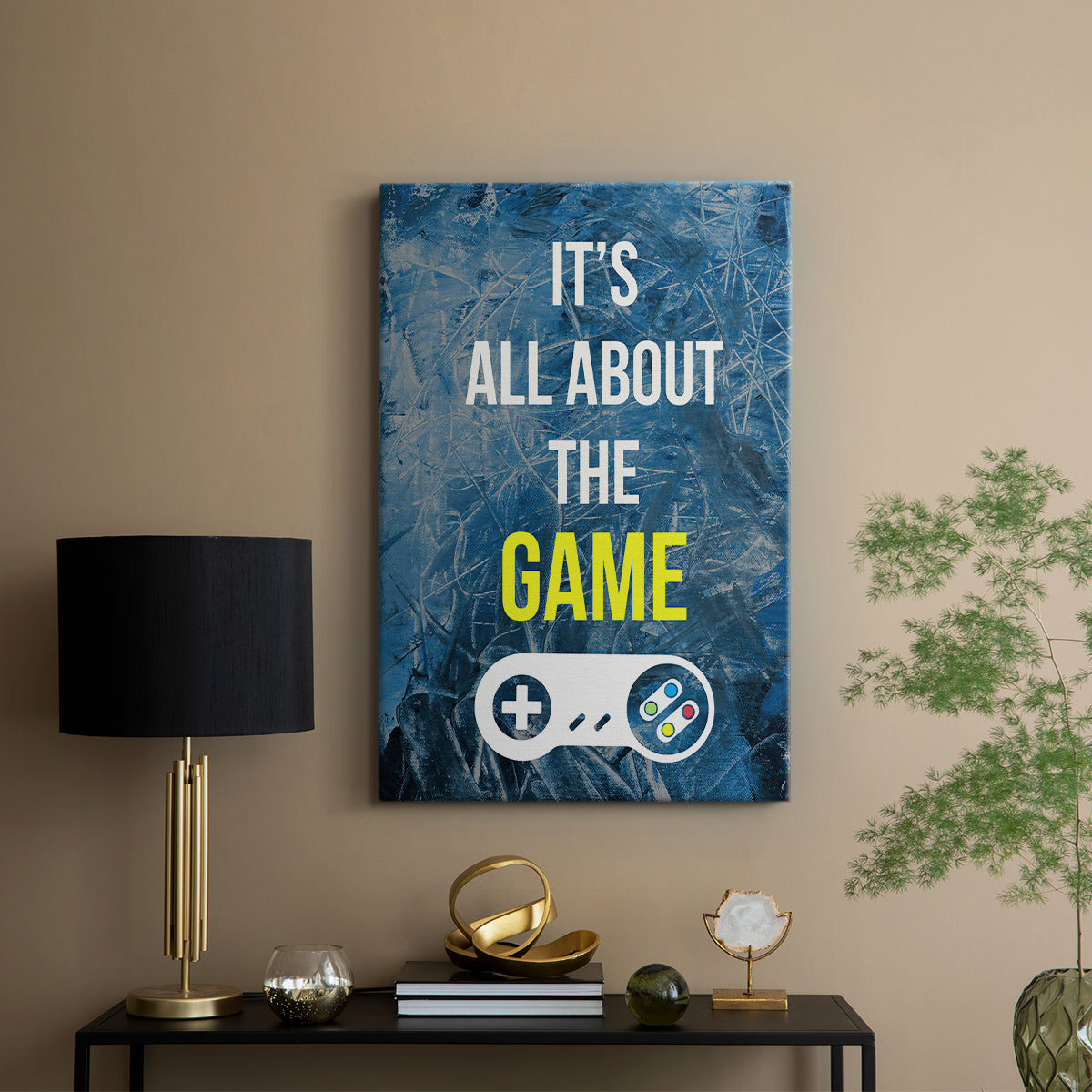 Gamer at Play IV - Canvas Art Print