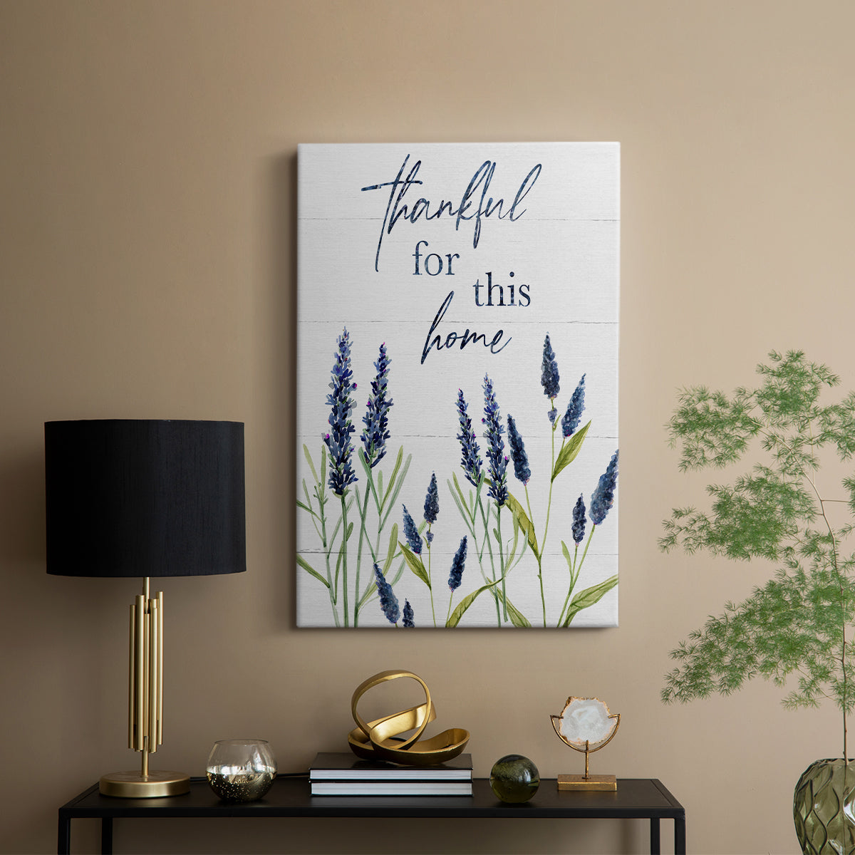 Thankful for this Home - Canvas Art Print