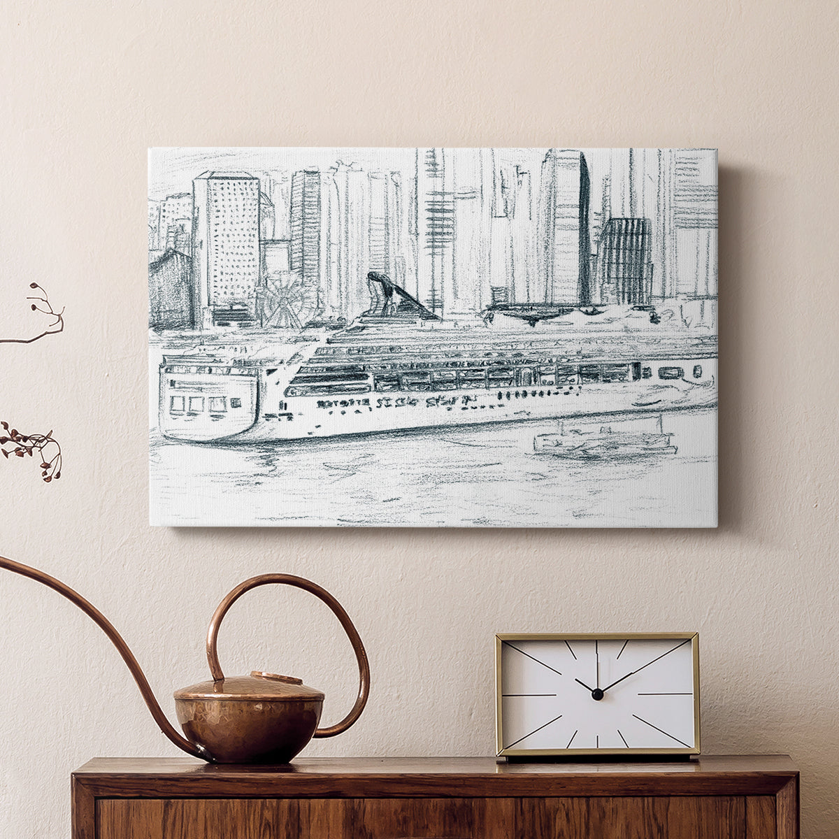 Ferryboats II - Canvas Art Print