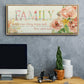 Family Where Our Story Begins - Floater Framed Canvas Print