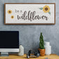 Be a Wildflower - Floater Framed Canvas Print