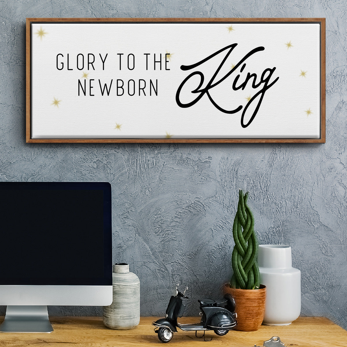 Glory - Floater Framed Canvas Print